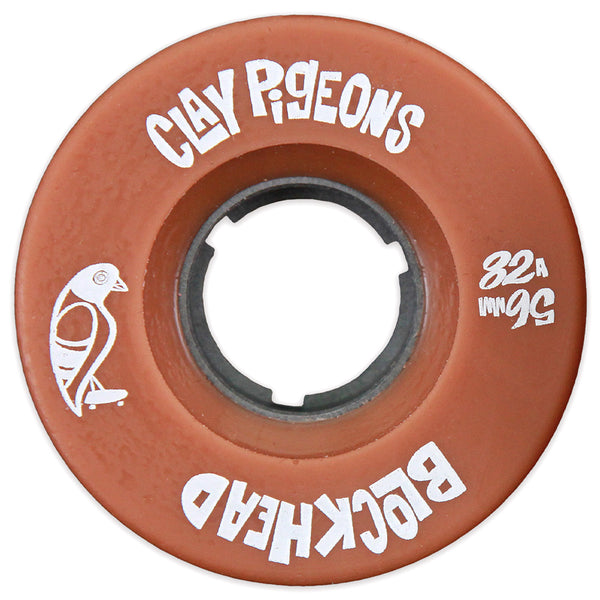 NEW! Clay Pigeons wheels (Wides) - 56mm x 38mm - 82a - Clay color