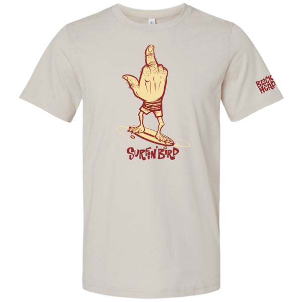 Surfin’ Bird T-shirt - Black or Dust - Available Now!