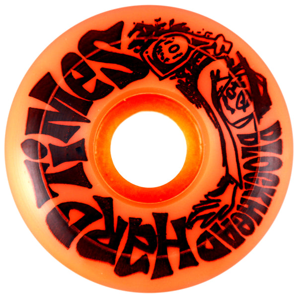Hard Times wheels 57mm - 101a - Orange - in stock now!