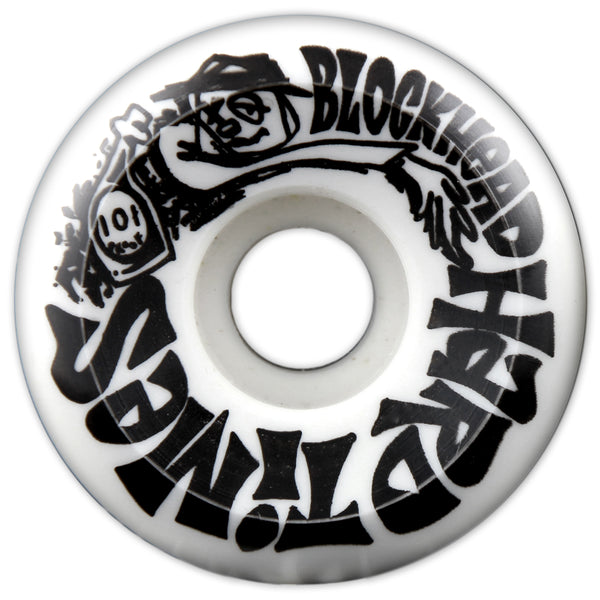 Hard Times wheels 55mm - 101a - White - in stock now!