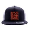 Trucker Snapback Hat - Blockhead Square Logo • SOLD OUT