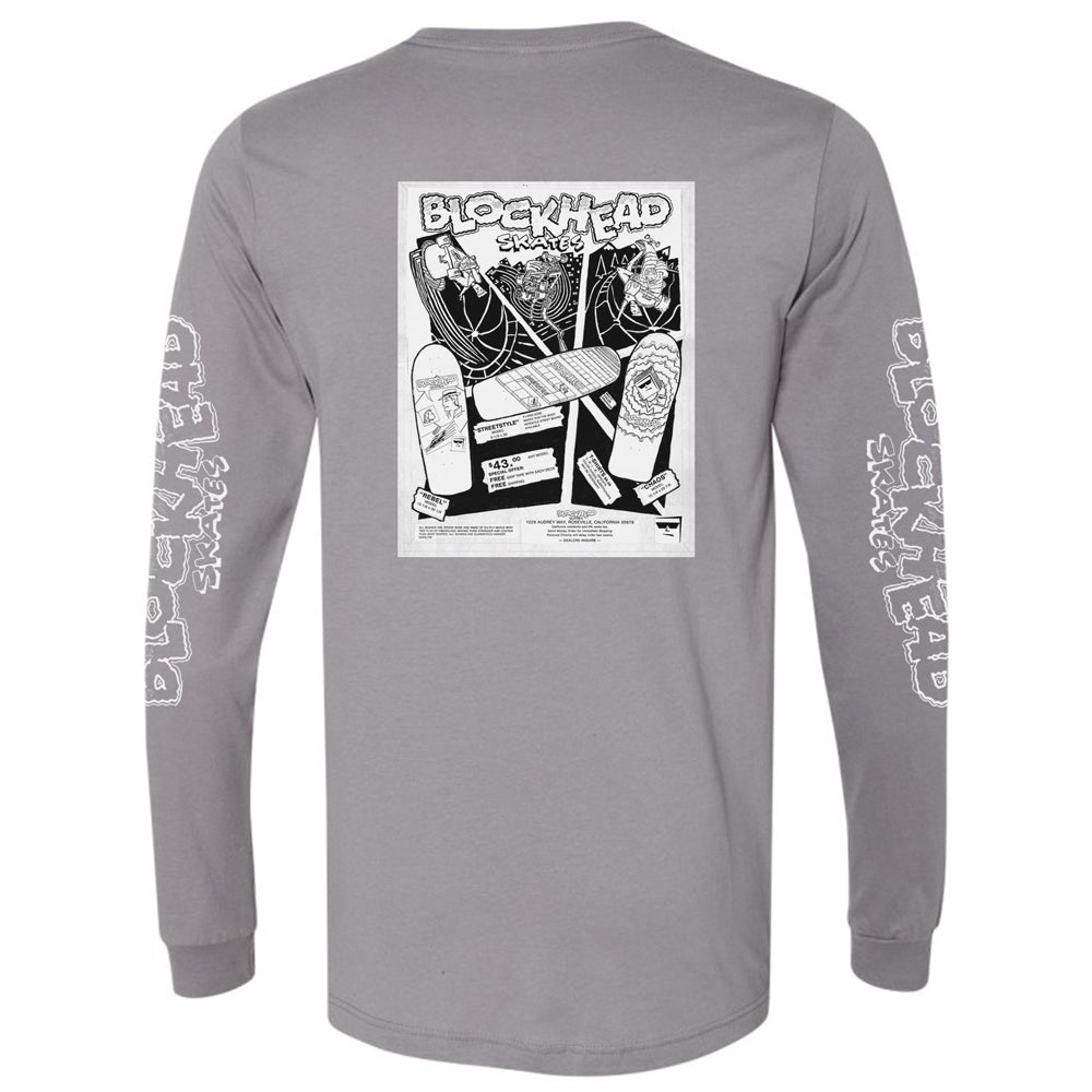 1985 Thrasher Ad - Black or Storm - Long Sleeve T's - Limited stock available now!