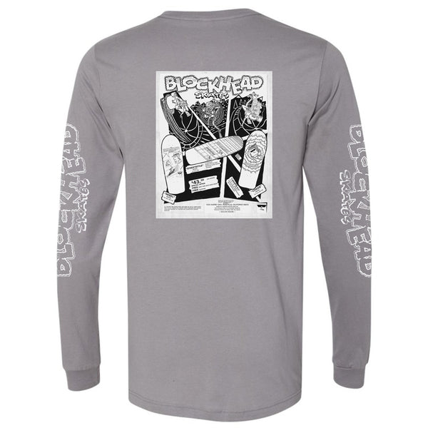 1985 Thrasher Ad - Black or Storm - Long Sleeve T's - Limited stock available now!