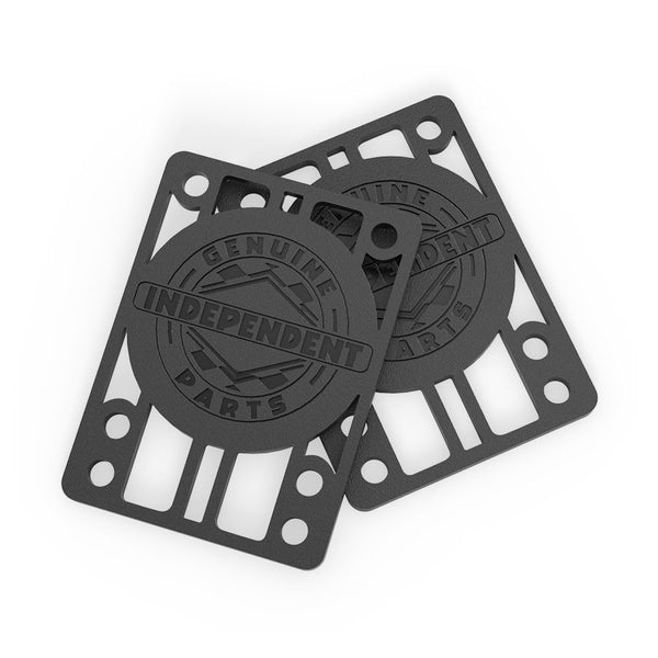 Riser pads - Independent 1/8" and 1/4" + 1/8" shock pads