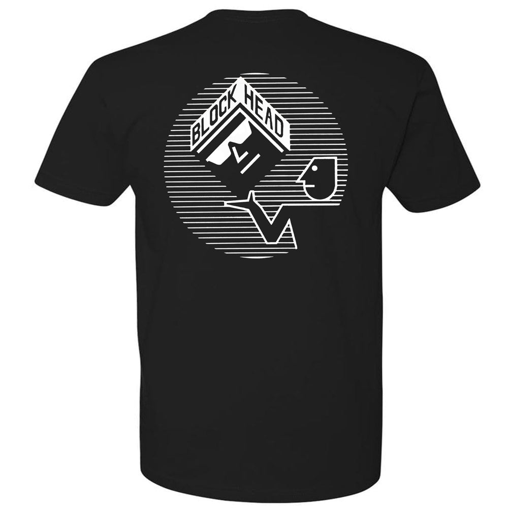 Blockhead 84 T-shirts - In stock now! - Black or White - LOW STOCK!