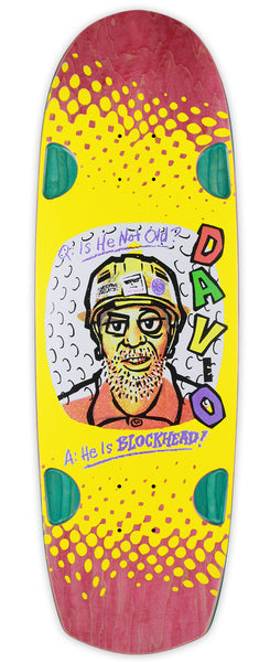 Blockhead Dave - DAVE-O model - 9.8" - AVAILABLE NOW!