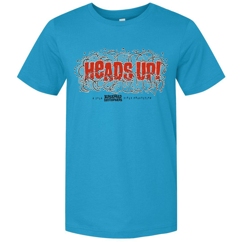 HEADS UP! T-Shirts Aqua, Storm or Strobe - Introductory offer, one week only get 20% off!