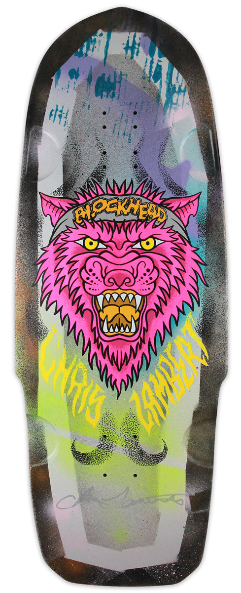 Chris Lambert “Wolf Beast” model 11.5” - Spray paint party one-of-a-kind customs! - Signed and numbered
