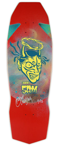 “Coffin Bomb” Evil Sam featuring Sam art and Dave B. custom paint - SOLD OUT