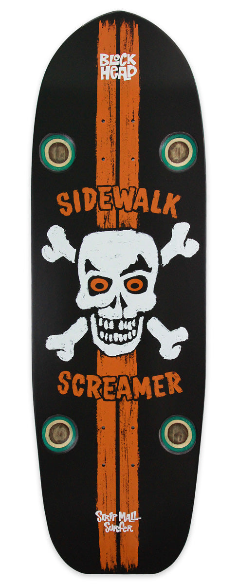 Sidewalk Screamer 9.75” - Strip Mall Surfer with custom grip tape  - Launching Tuesday 9/1 at Noon PST!