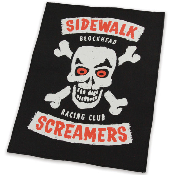 Sidewalk Screamers XL back patch 12” x 16” - Launching Tuesday 9/1 at Noon PST!