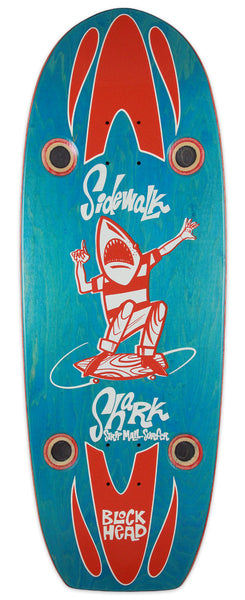 Sidewalk Shark 11” - Strip Mall Surfer - Deck W/ grip tape - RESTOCK, NEW COLORS!