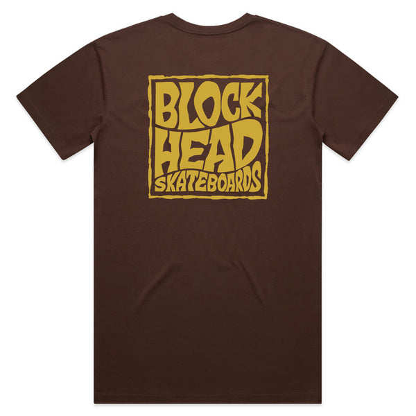 Blockhead Stacked Logo T-shirt - Pre-Order now thru May 31st - Free patch! (*with 2 items)
