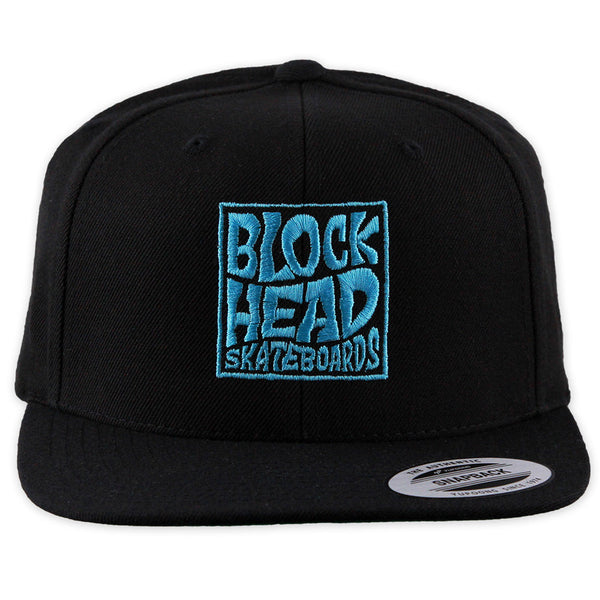 Blockhead “Stacked” Logo 6-panel hat - black - NEW!