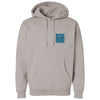 NEW! Stacked Logo Pullover Hoodie - Cement Gray