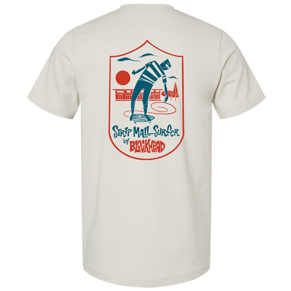 Strip Mall Surfer T-shirt - Black or white - Preorder 9/27-10/3