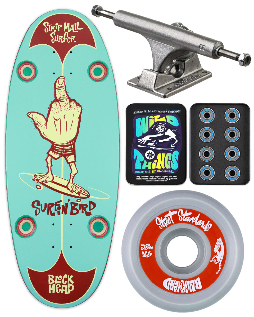 Surfin’ Bird 11x29” - Strip Mall Surfer - premium complete skateboard - NOW LIVE!