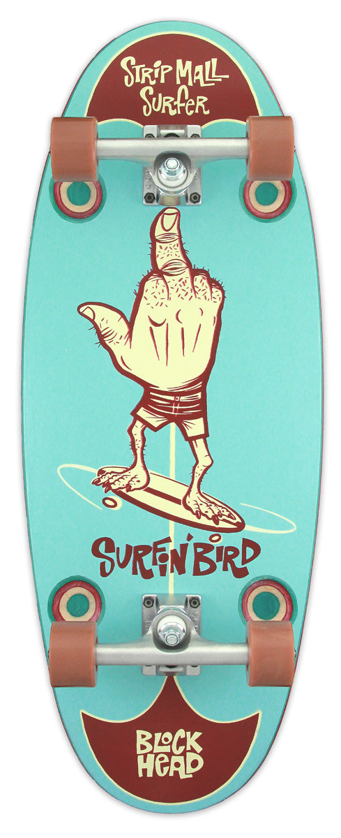 Surfin' Bird 11x29” - Strip Mall Surfer - premium complete