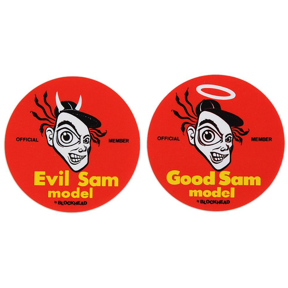 Sam Cunningham GOOD and EVIL stickers (1 each)