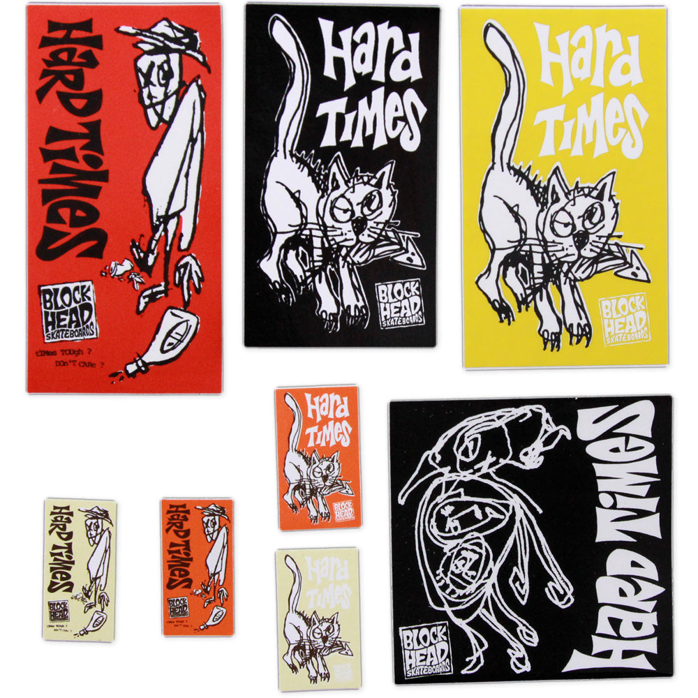 Hard Times sticker pack - assorted