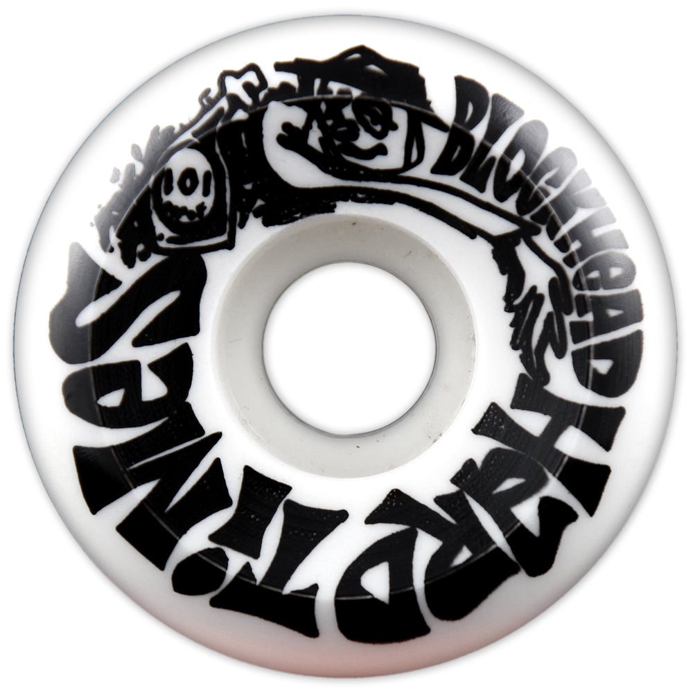 Hard Times wheels 57mm - 101a - White - in stock now!