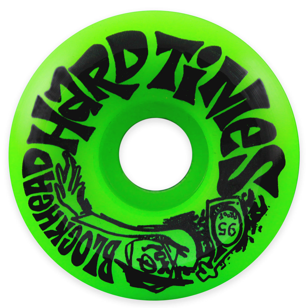 Hard Times wheels 57mm - 95a - Gang Green - IN STOCK NOW!