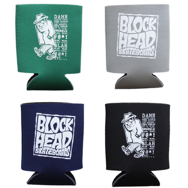 Blockhead Grumpy can koozies - SOLD OUT